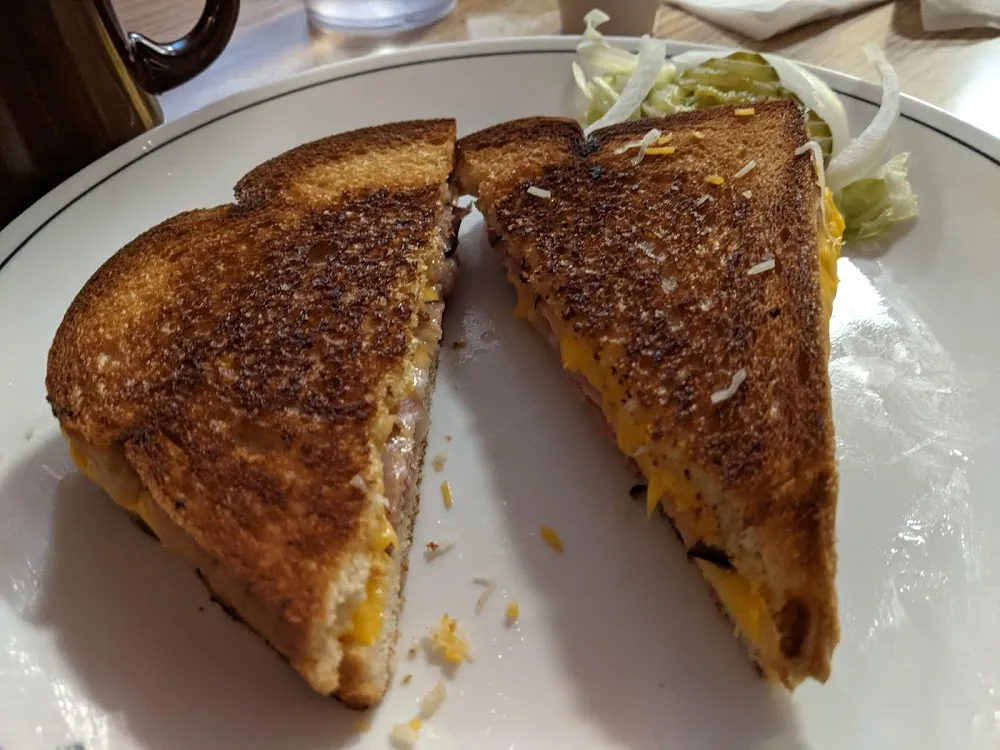Ham and Grilled Cheese Sandwich